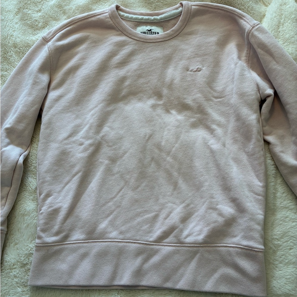 Hollister Light Pink Sweatshirt